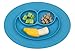 ezpz Mini Mat - One-Piece Silicone placemat + Plate (Blue), One Size primary