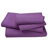 1500 Thread Count Full Size 4pcs Bed Sheet Set Egyptian Comfort Deep Pocked Purple