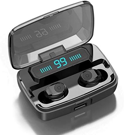 huansi Bluetooth 5.0 Wireless Earbuds, TWS Stereo in-Ear Bluetooth Headphones with 3500mAh Charging Case, Noise Cancelling IPX7 Waterproof in-Ear Built-in Mic Earphones,Deep Bass Headset for Sports