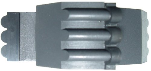 Magnate M095L Triple Bead & Flute Shaper Cutter - Flute Profile; 1-1/4" Bore; 1/8" Radius
