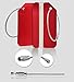 Aluminum Luggage Tag for Luggage Baggage Travel Identifier by LKERLAN (Red 2pcs)