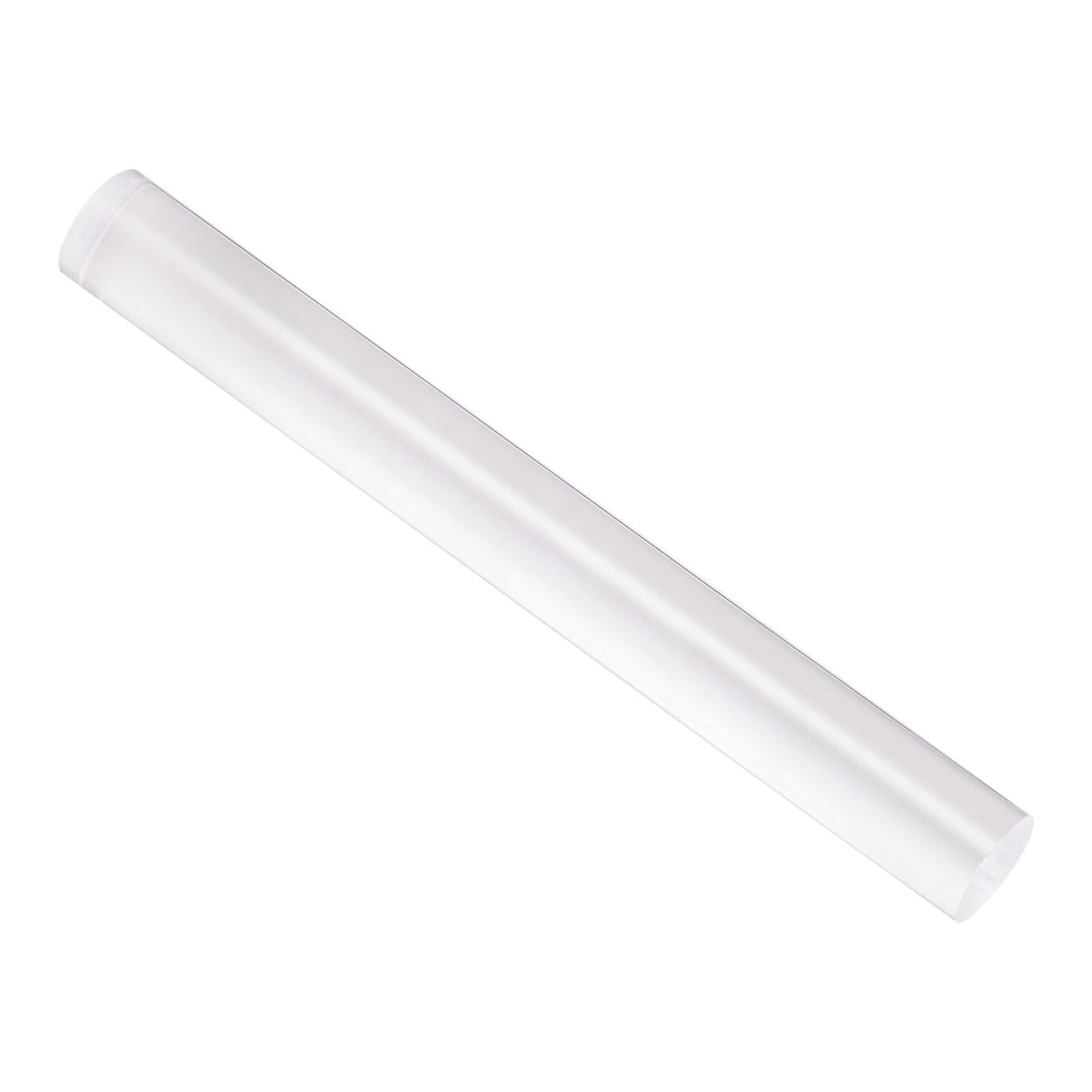 CoCud Acrylic Clay Roller, 9 Inch Length 1 Inch Dia., Acrylic Non-Stick Rolling Pin Roller Transparent - (Applications: for Shaping Sculpting)