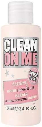Clean On Me Creamy Moisture Shower Gel 3.38 oz By Soap & Glory (Pack of 3)