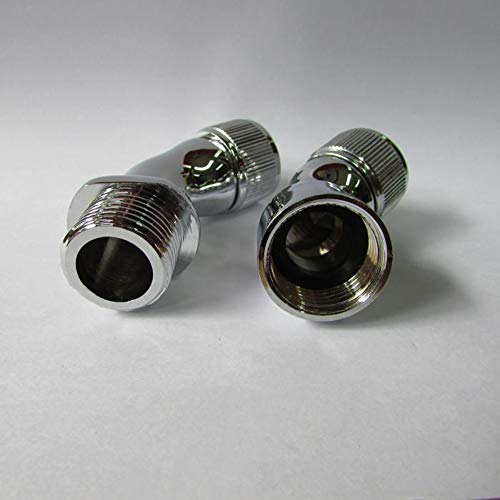 Lyanther Elbow Adapter for Shower Head Water Purifier Accessories Water Purifier Connector Arm Pipe Angled 45 Degree Angled Elbow Joint - Thumbnail 5