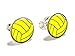 Water Polo Water Polo Ball Novelty Silver Plated Stud Earrings