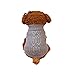 Mikey Store Pet Dog Sweater For Small Dogs Puppies (Gray, XS)