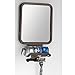 InterDesign Forma Suction Bathroom or Shower Shaving Mirror with Shaving Cream and Razor Holder - Bronze