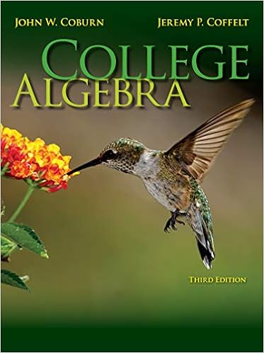 College Algebra 3 Coburn John Coffelt Jeremy 