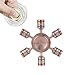 Fidget Spinner Metal for Kids,Grand Oasisn Hands Fidget Spinner Toy with Ultra Fast Bearings High Spin Figit Spinner Toy for Anxiety Stress Reducer for Adults Gold (Six Sides)