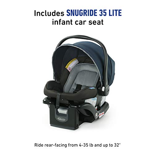 Graco NimbleLite Travel System Includes Lightweight Stroller and