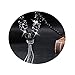Everrich Fashion Tassel Crystal Fringed Winter Long Sweater Chain Pendant Necklace Clothing Accessories Jewelry