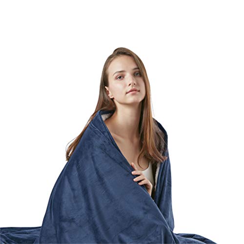 Degrees of Comfort 10 Pounds Weighted Blanket Throw for Counch, Small Anti Anxiety Blankets for