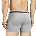 DAVID ARCHY Men's 4 Pack Underwear Ultra Soft Comfy Breathable Bamboo Rayon Trunks No Fly (M, Green/Gray)