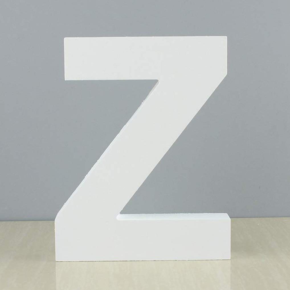 6 inch Wood Wall Letters Free Standing Home Sign Wooden Alphabet DIY