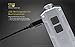 Nitecore Tip Black 360 Lumens USB Rechargeable Keychain Flashlight with LumenTac USB cable - black (more colors available in options)