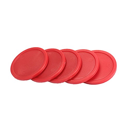 Goutoports No.1 Premium 8 Pack Air Hockey Pucks for Game Tables (Red)