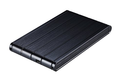 Bipra USB 3.0 Ultra Slim Hard Drive Enclosure Case for 2.5" SATA Hard Drive Stylish Design GD25603 (BLACK_GD25603)