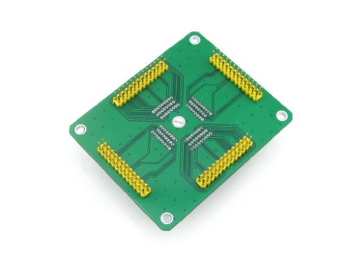 Waveshare GP-QFP100-0.5 QFP100 TQFP100 LQFP100 IC51-1004-809 IC Test Socket Programming Adapter 0.5mm Pitch