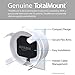 TotalMount Outlet Mount for Echo Dot 3rd Gen (Includes Cable Management) – White