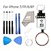Latest Home Button Replacement for iPhone 7 7Plus 8 8Plus,GVKVGIH Home Button Touch ID Main Key Flex Cable Assembly Replacement with Repair Tools for iPhone 7 7P 8 8P (Version4.0 Rose Gold)