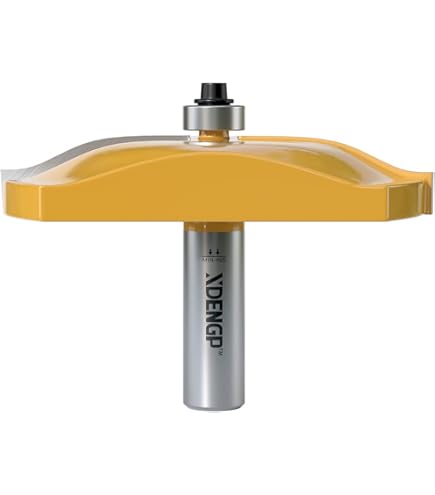 Yonico 13192 Bullnose Beading Router Bit 3/16 "R – Con Cuentas De 3/8" 1/2 "vástago