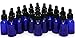 24, Cobalt blue, 15 ml (1/2 oz) Glass Bottles, with Glass Eye Droppers primary