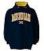 NCAA Michigan Wolverines Hooded Sweatshirt, Navy, XX-Large