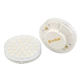 Bonlux LED Gx53 30pcs 5050smd LED Chips Warm White Under Cabinet Light Ac110v Gx53 LED Puck Light (Pack-2)