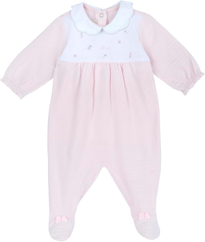 , Tutina Neonata, Tutina in Morbido e Leggero Tessuto, con Comoda Apertura sulla Schiena, Ideale per la Primavera e l'Autunno, Designed in Italy, Abbigliamento Neonata 0-24 Mesi