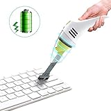 MECO Keyboard Cleaner, Rechargeable Mini Vacuum Wet Dry Cordless Desk Vacuum Cleaner, Best Cleaner for Cleaning Dust,Hairs,Crumbs,Scraps for Laptop,Piano,Computer,Car and Pet House