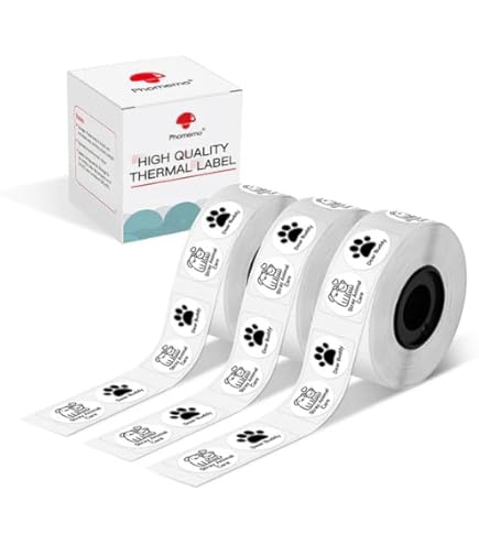Polono P31s Etiquetas PARLAIM - Cinta De Etiquetas De 14 X 30 Mm, 210 Etiquetas Por Rollo, 10 Rollos En Etiquetas Termicas Adhesivas