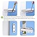 Magnetic Push to Open Jiayi Push Release Magnet Cabinet Door Latch, Push Open Drawer Catch for Large Door, Push in Door Unlock Kitchen Spring Opening Press Out Push Magnetic Latches (White, 4 Pack)