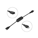 LoveRPi MicroUSB Push On Off Power Switch Cable for Raspberry Pi (Female to Male)