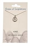 Shagwear Ocean of Inspirations Quote Pendant Necklace