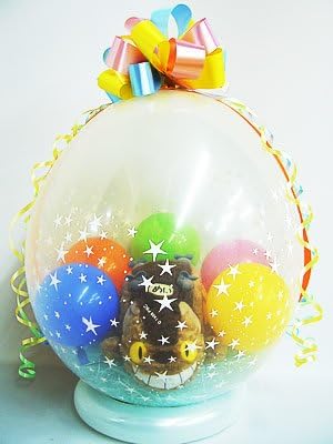 Amazon ジブリ となりのトトロ 誕生日 出産祝い プレゼント バルーンラッピング ふかふかネコバス ぬいぐるみ おもちゃ