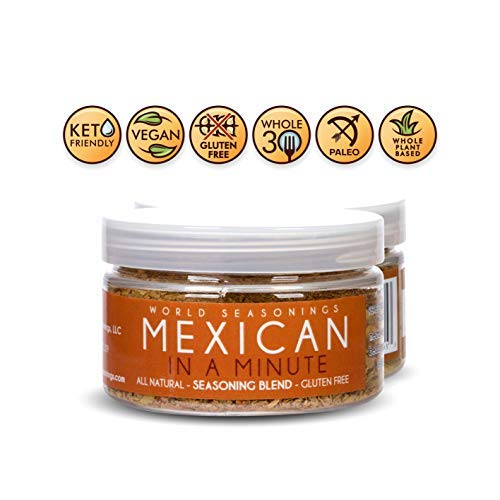 Mexican Seasoning Blend - Tex Mex Seasoning - Mexican Spice Blend - Taco Spices - Fajita Mix - Chicken Burgers - Fish Taco Seasoning Powder - Burrito Seasoning Mix - Spicy Salsa - MEXICAN IN A MINUTE - Thumbnail 7