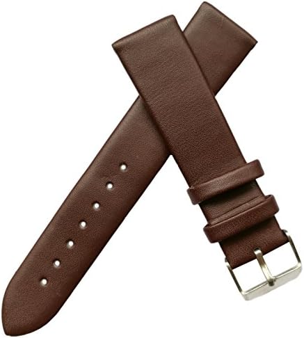 VODEUS Smooth Genuine Leather Watch Band Without Line 20 mm 18 mm Set of 1 Pcs #3