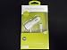 Puregear 2.1A Lightning Car Charger - Apple iPhone 5/5S w/ Additional USB (Provides 1A Per Port) - White - Retail Packaged