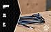 Southwire 9703SW8808 16/3 3-Foot Power Supply Replacement Cord; Heavy Duty SJTW Weather Resistant Jacket; UL Listed; Black