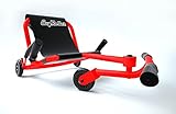Ezyroller Classic - Neon Red - Ride On for Children Ages 4+ Years Old - New Twist on Scooter - Kids Move Using Right-Left Leg Movements to Push Foot Bar - Fun Play and Exercise for Boys and Girls