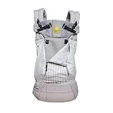 LÍLLÉbaby The Complete All Seasons SIX-Position 360 Ergonomic Baby & Child Carrier, Silver Lining - Cotton Baby Carrier, Comfortable and Ergonomic, Multi-Position Carrying for Infants Babies Toddlers