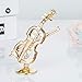 Matashi 24K Gold Plated Highly Polished Violin Ornament with Crystals - Tabletop Decor - Valentine's Day Gift for Her, Mom, Musician, Home Office Decor - Anniversary, Mother's Day, Birthday Present