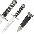Snake Eye Tactical 11.5" Dark Assassin Medieval Dagger Short Sword Blade with Sheath LARP Cosplay