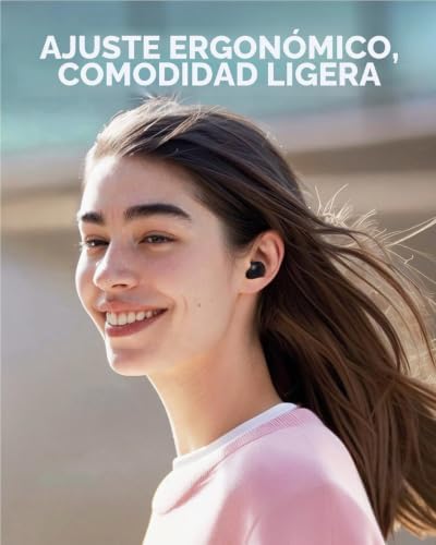 Anker soundcore a30i, fones de ouvido com cancelamento de ruído, design elegante em formato de batom, minúsculo, leve e confortável, 24 horas de reprodução, ip54, sem fio, bluetooth 5.4