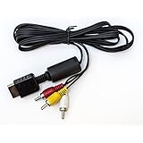Old Skool Playstation Playstation 2 Playstation 3 (PS PS2 PS3 PSX) AV to RCA Cable