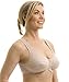 Carole Martin Full-Freedom Comfort Front Closure Bra for Women, Wireless (46, Beige)