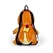 FAB Boys' Charmander Plush Backpack, Orange, 15'