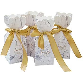 Amazon Com Lontenrea 50 Pcs Candy Boxes Wedding Birthday Party