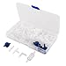 Ohaha Plastic Home Aquarium Air Pump Control Return Valve Tubing Connector Set 100in 1