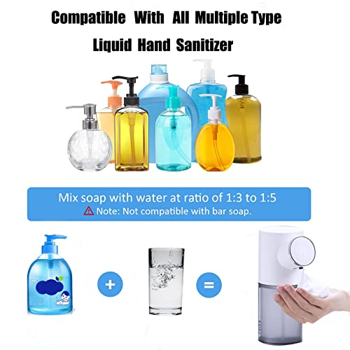 Automatic Foaming Soap Dispenser,MOMOKO Upgraded Foam Hand Soap